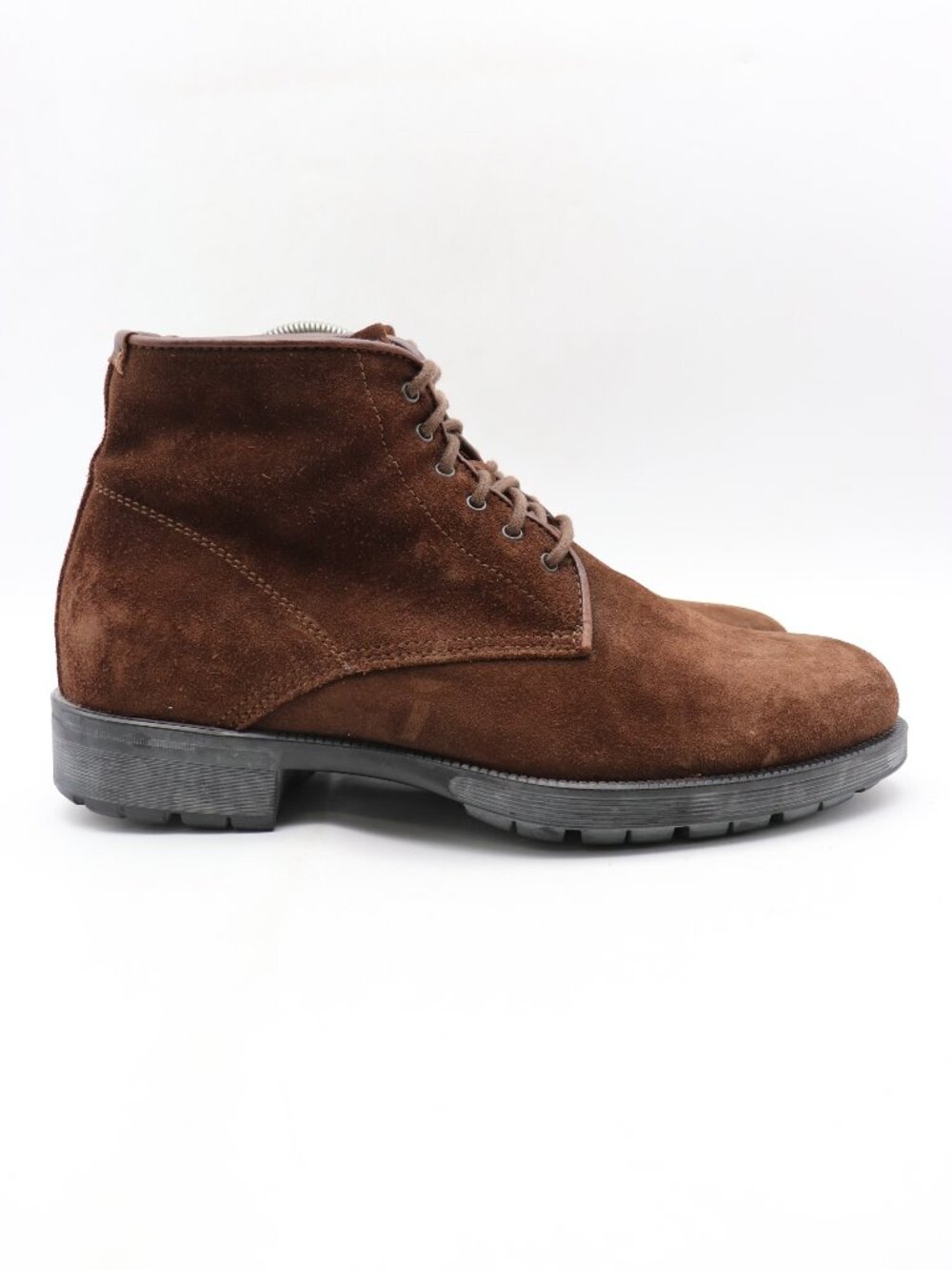 Aquatalia Boots Men's Size 9.5 Brown Suede Waterproof Booties Chukka Boot Italy
